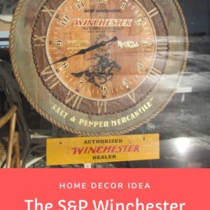 The S&p Winchester Clock 1 &bull; Wood & Organic