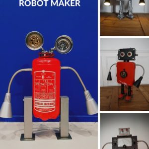 Upcycled Robot Maker 1 &bull; Recycling Metal