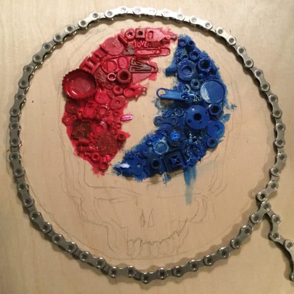 A Fitting Tribute: Canvas From Found Objects 6 • Recycled Art • Recyclart A Fitting Tribute: Canvas From Found Objects 5 • Recycled Art