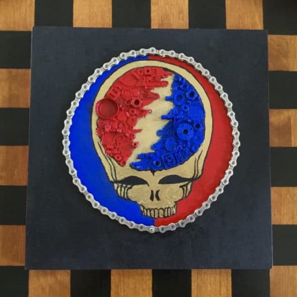 A Fitting Tribute: Canvas From Found Objects 2 • Recycled Art • Recyclart A Fitting Tribute: Canvas From Found Objects 1 • Recycled Art