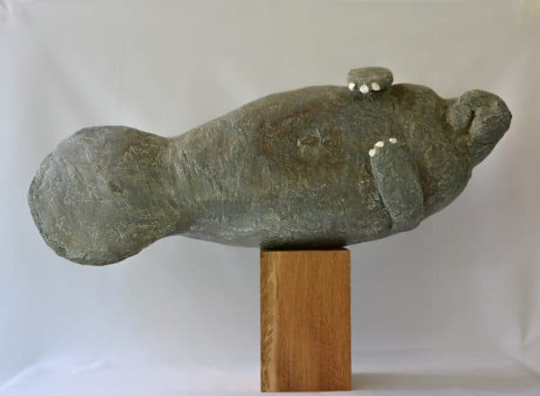 Peixe boi - Recycled Cardboard Sculpture 5 &bull; Recycled Art