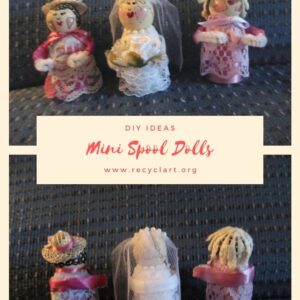 Mini Spool Dolls 1 &bull; Wood & Organic