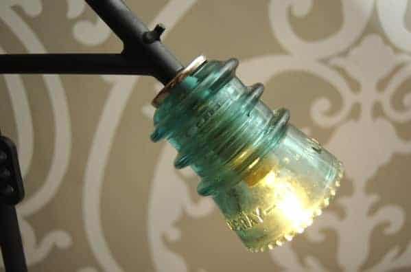 30+ Creative Ideas Using Vintage Glass Insulators 39 &bull; Do-It-Yourself Ideas