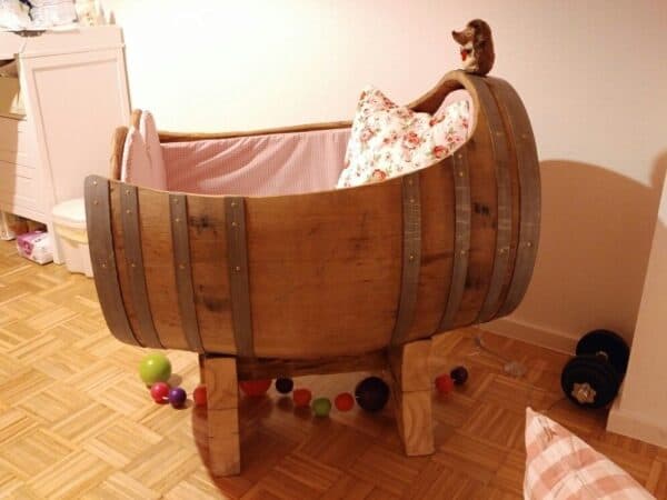 Barrel Cradle 6 &bull; Recycled Furniture