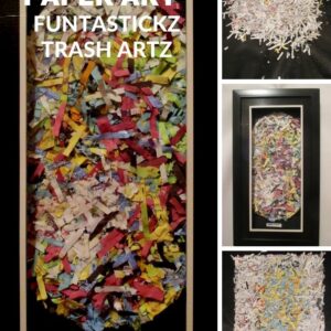 FunTasTickz Trash Artz "Shredded Paper Art" 19 &bull; Do-It-Yourself Ideas