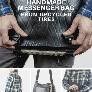 Handmade Messenger Bag From Upcycled Tires 5 &bull; Accessories