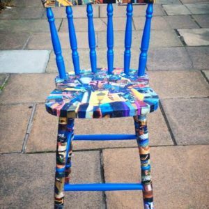 Decoupage-chair