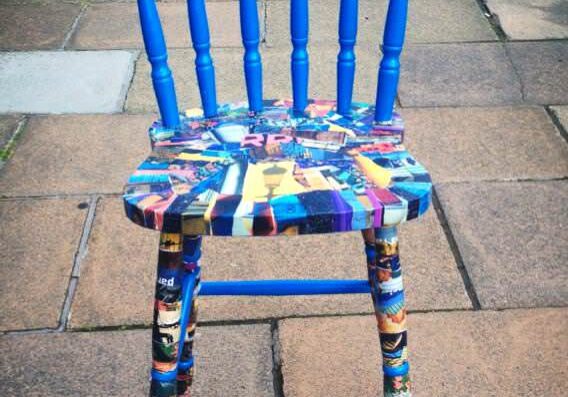 Decoupage-chair