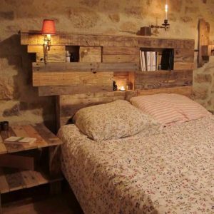 Lighting-Pallets-Bed-Headboard-with-Side-Table