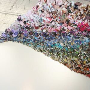 Origami boxes installation 04