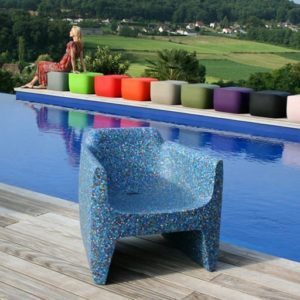 QUI_EST_PAUL_Translation_Armchair_LIMITED_EDITION_RECYCLED_Pool_Setting