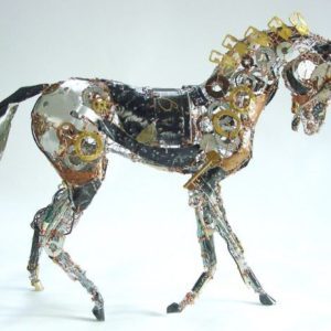 Recycled-Running-Horse-Sculpture-2