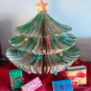 Upcycled-Book-Christmas-Tree