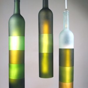 Jerry Kott - bottle lamps