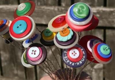 button bouquet 1 recyclart