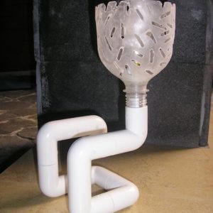 recycled pipe lamp