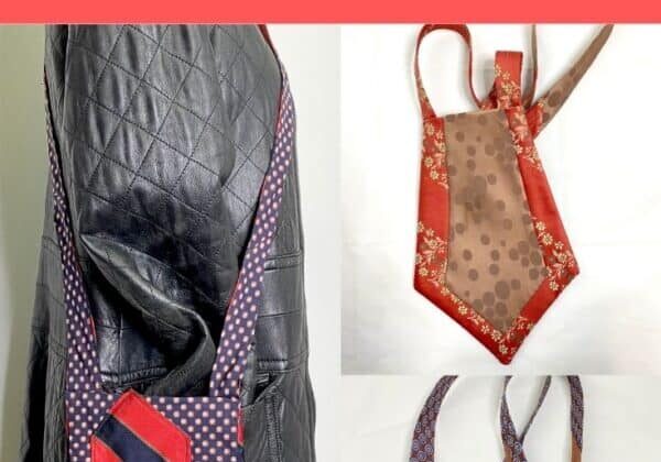 Displayable & wearable Fashion: Bags from Neckties