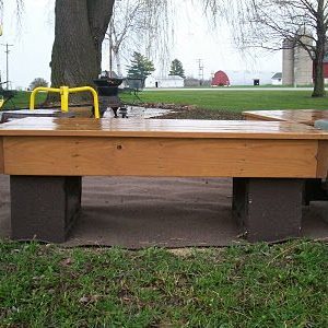 chimney block Benches
