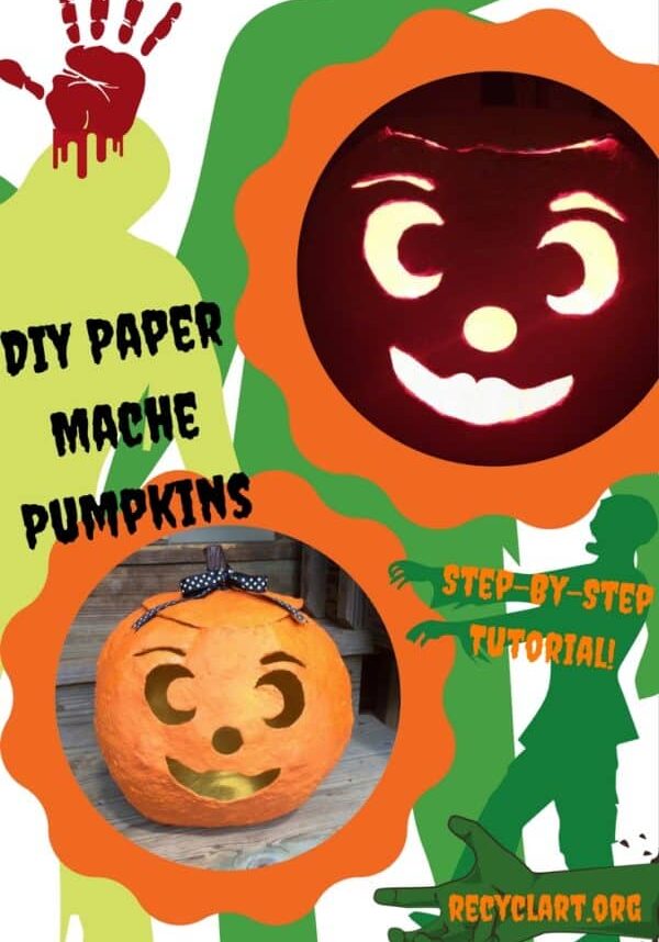 recyclart.org-diy-tutorial-paper-mache-jack-o-lantern-04