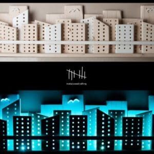 recyclart.org-wooden-city-with-lights