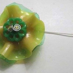 yellow-and-green-stick-pin-plastic-soda-bottles