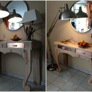 Winner of our autumn contest : pallet console 1
