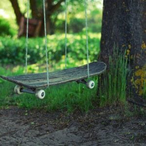 skateboard swing