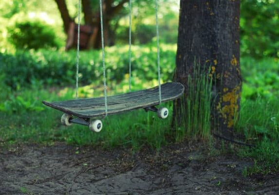 skateboard swing